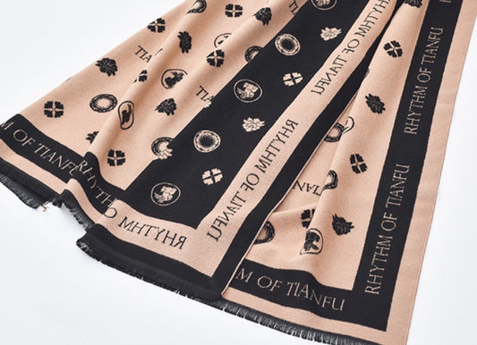 Printed scarf（プリントスカーフ）